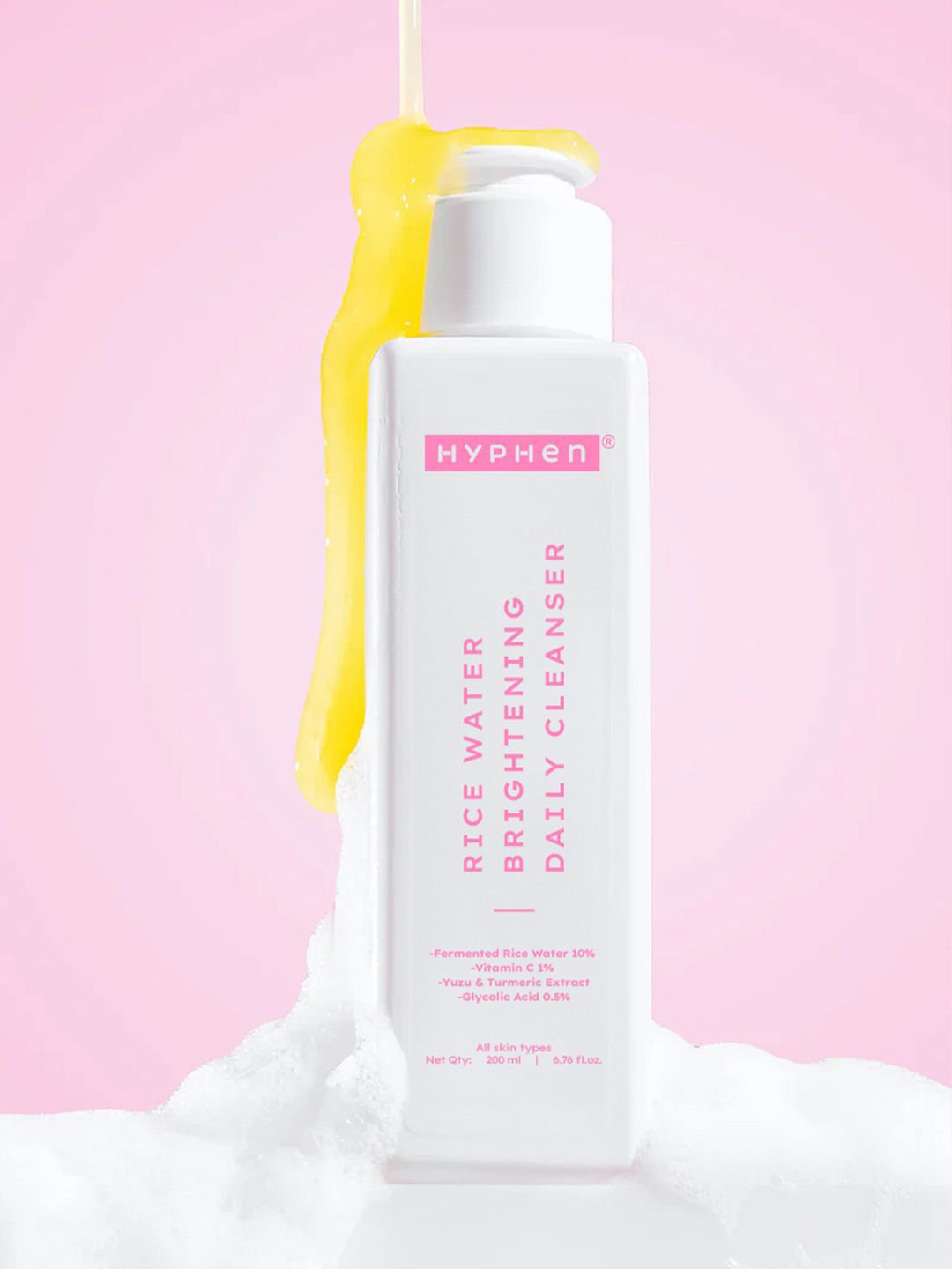 Hyphen 10% Rice Water Brightening Face Wash- 200 ml