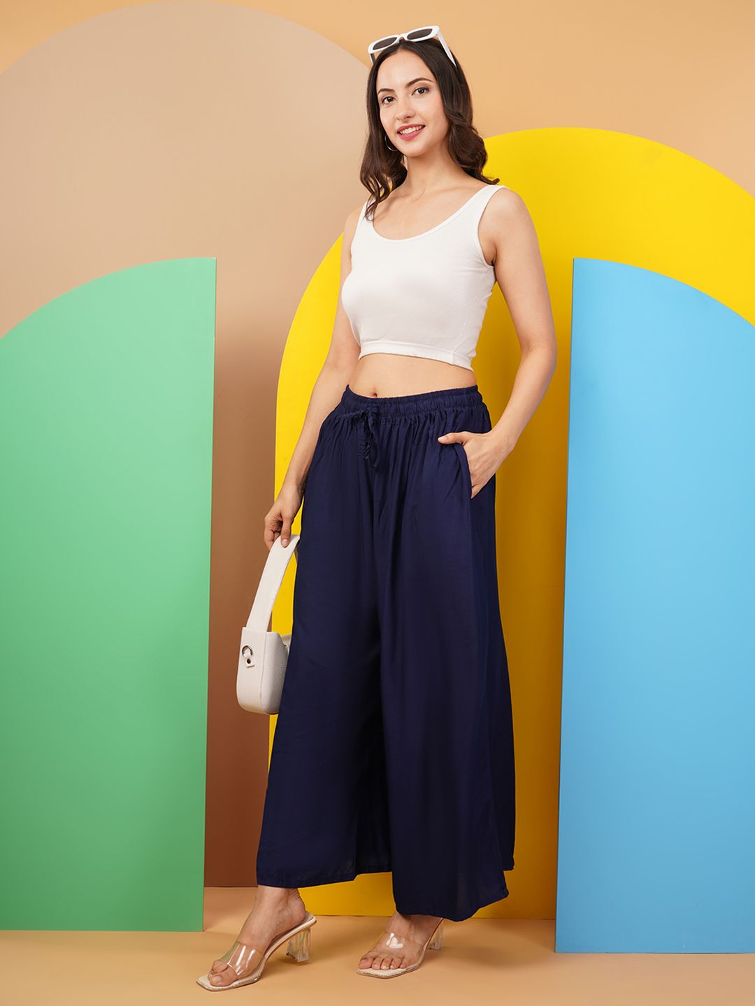 Women 2 Flared Palazzos 4