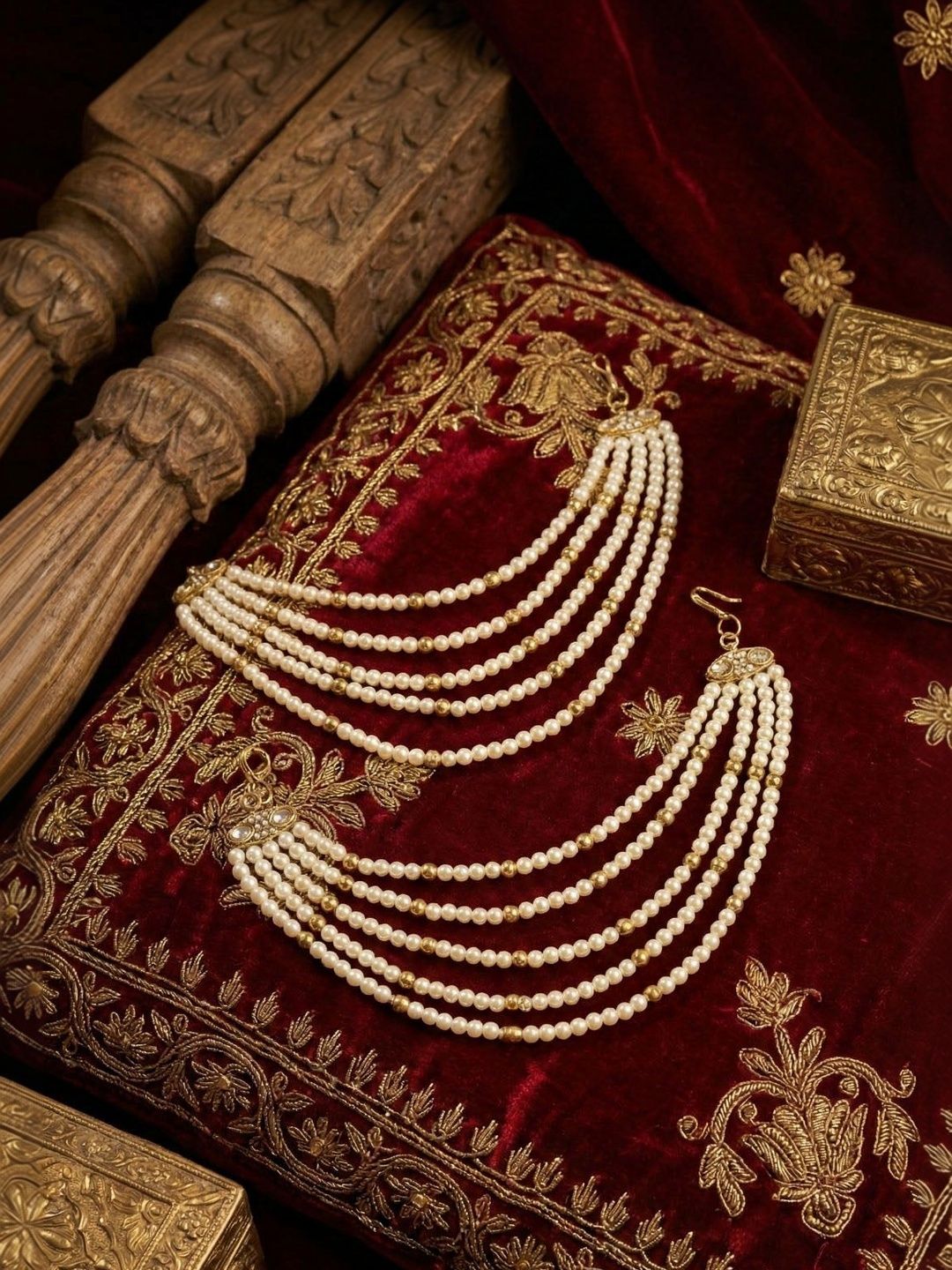MEIRA JEWELLERY Circular Jhumkas Earrings