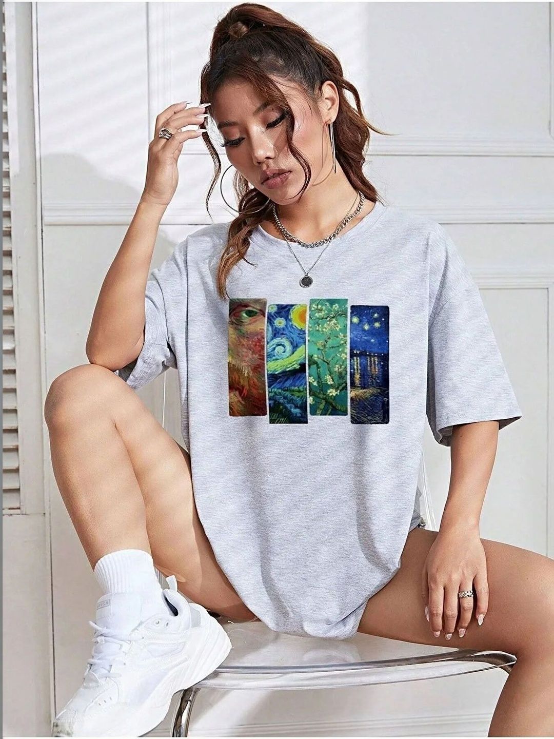 Calm Down Women Printed T-shirt