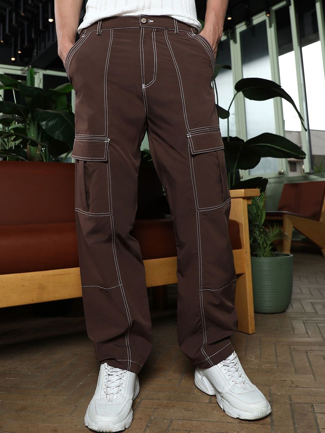 CAHOOT Men Comfort Easy Wash Cargos Trousers