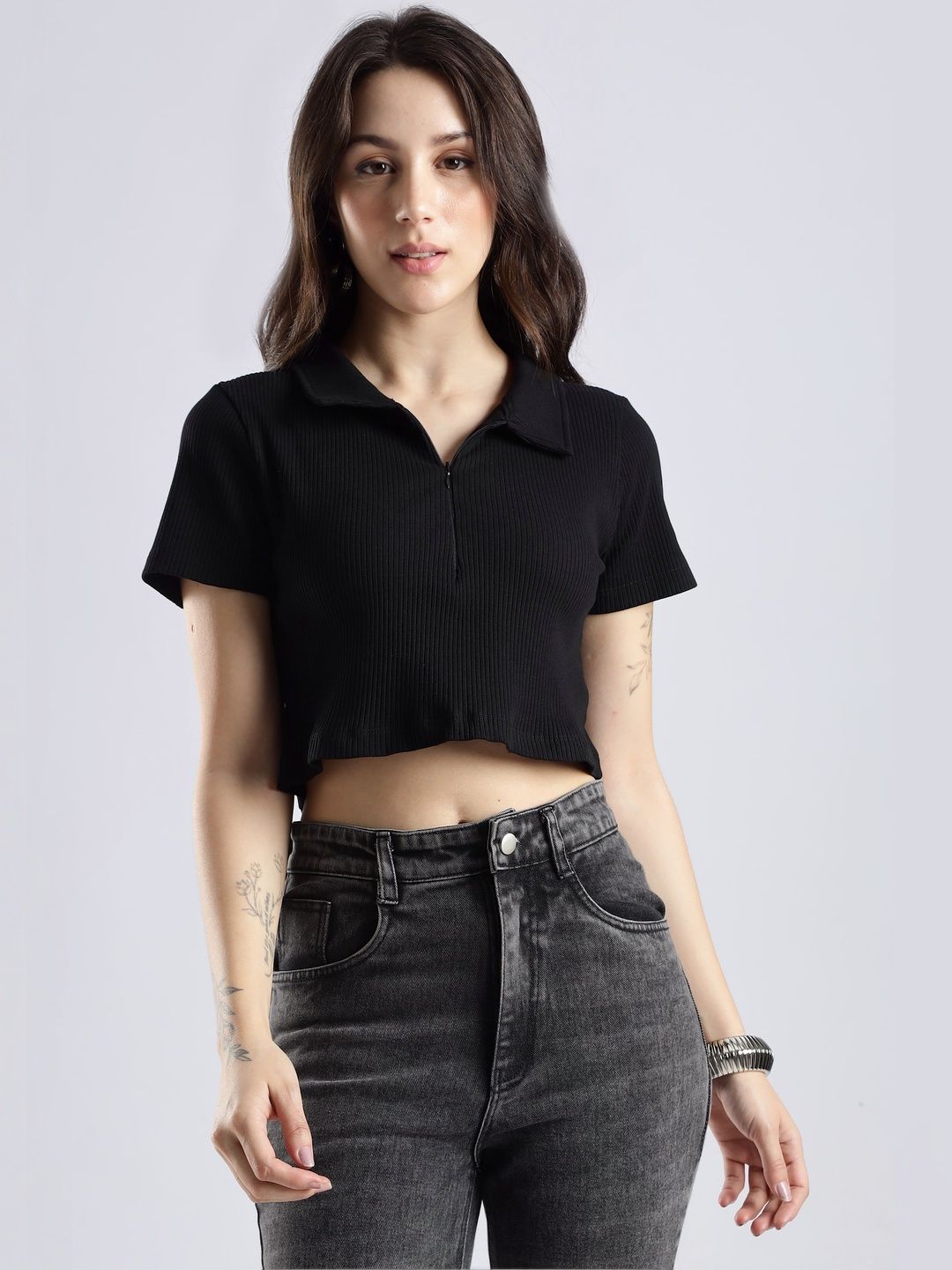 TICKLED PINK Crop Top