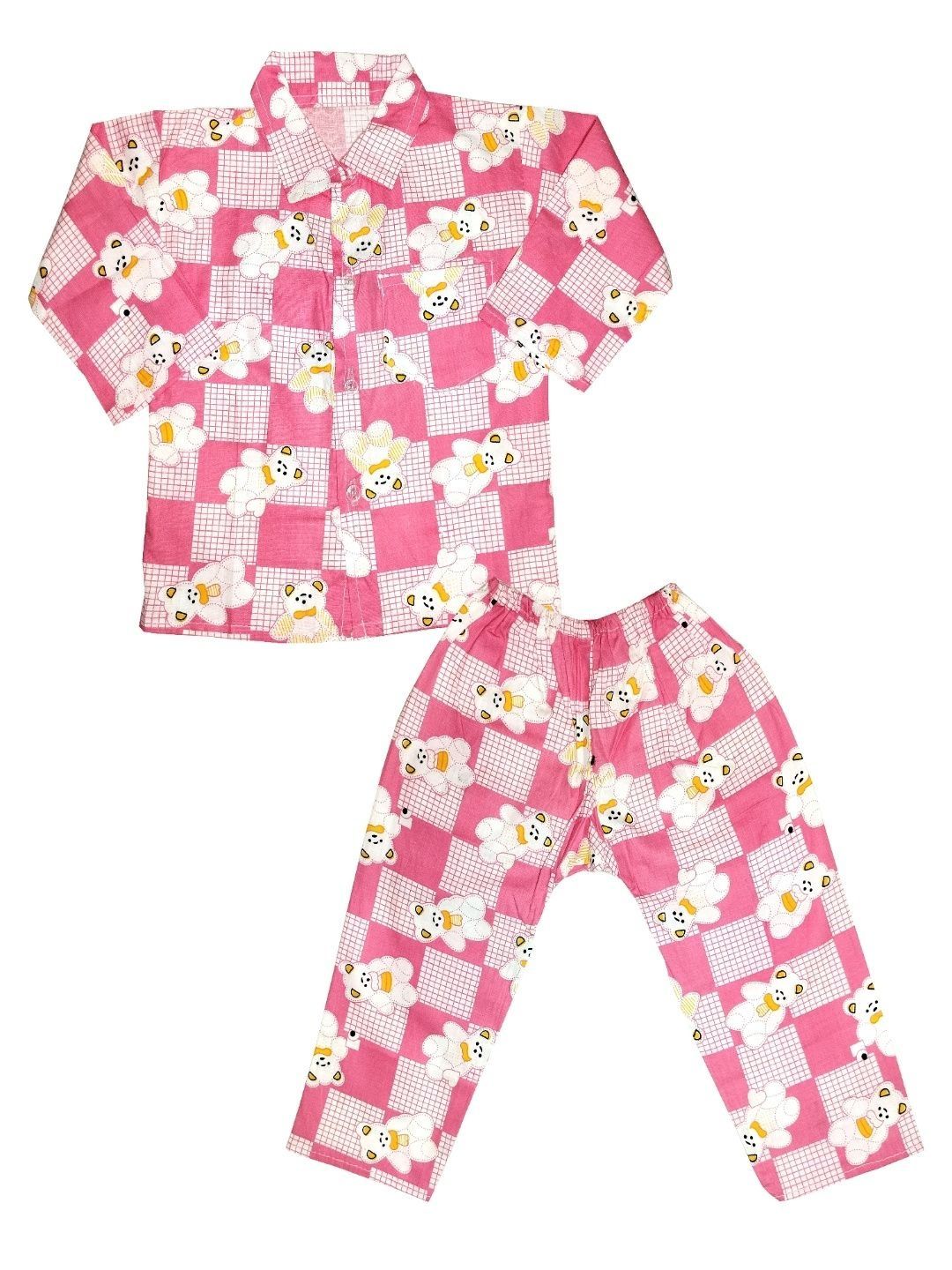 Girls Printed Long Sleeves Nightdress 2