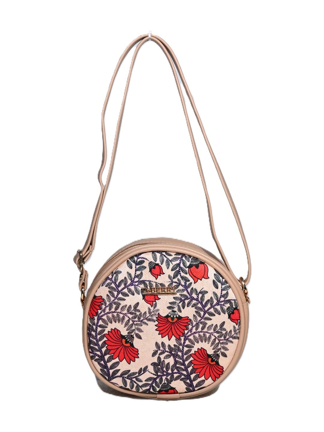 Donicy Floral Printed PU Sling Bag