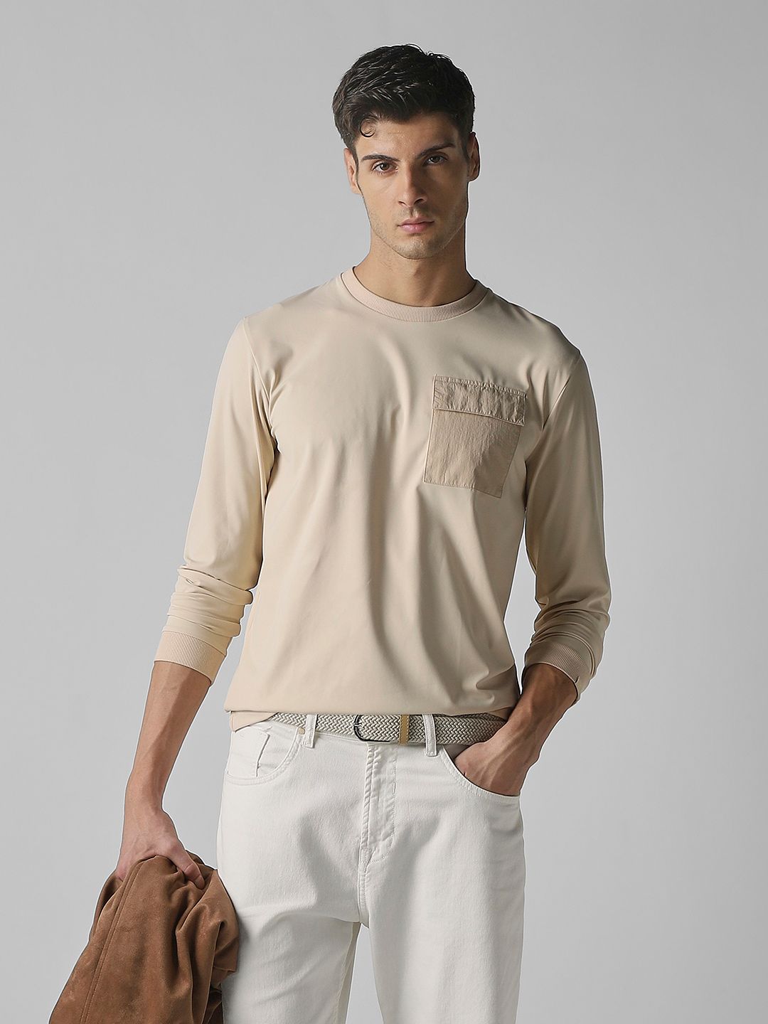 Mufti Pockets Slim Fit T-shirt