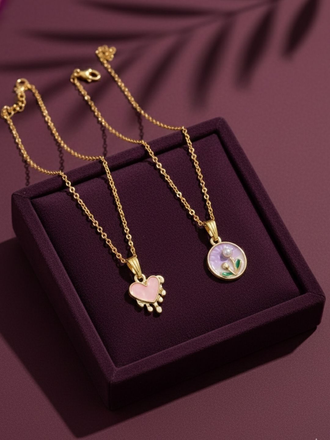 Buy SZN Brass Gold Plated Enamelled Necklace -  - Accessories for Women