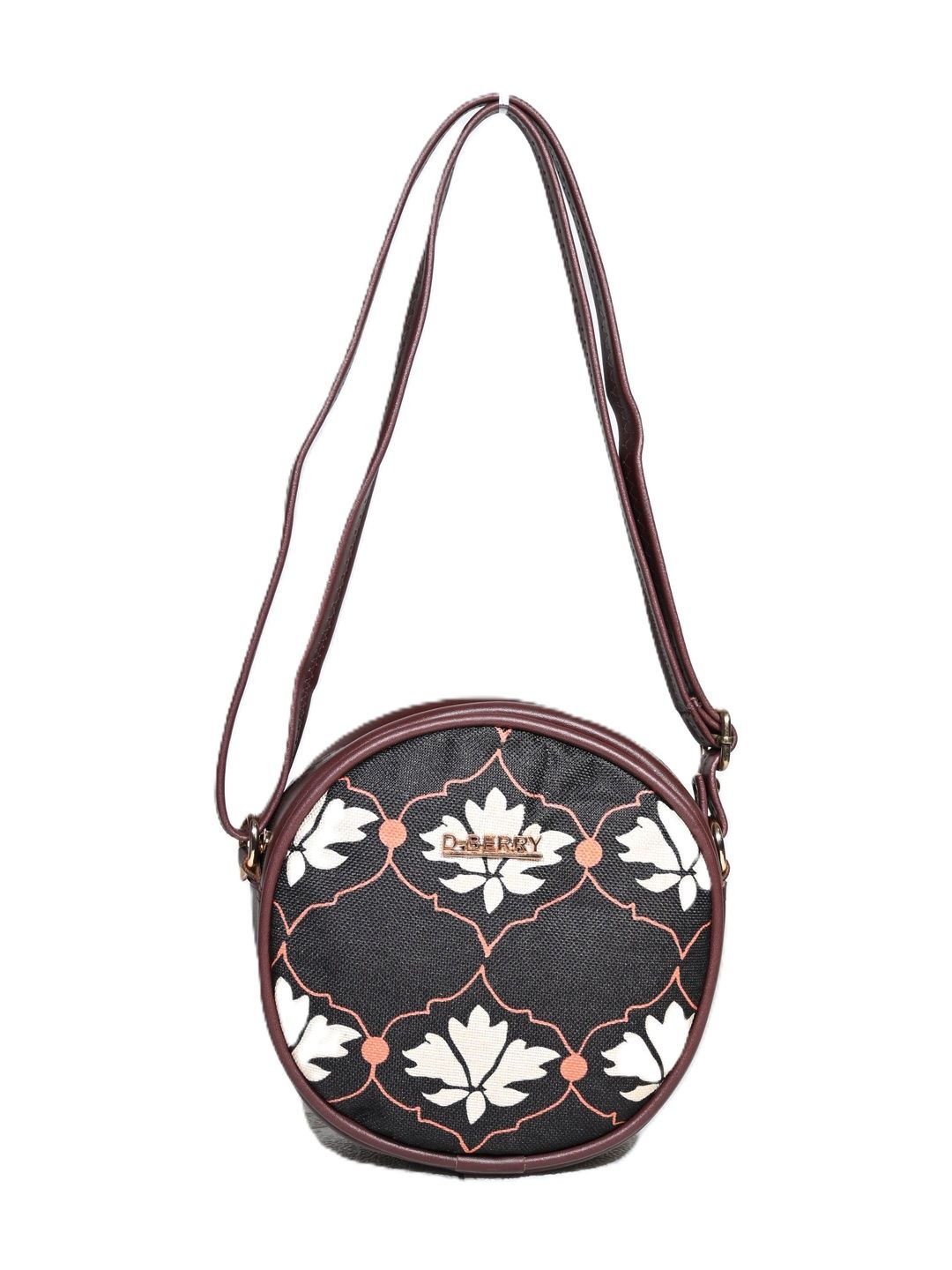 Donicy Floral Printed PU Sling Bag