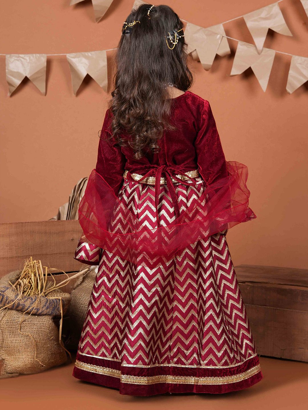 Girls Ready to Wear Lehenga & Blouse With Dupatta 6
