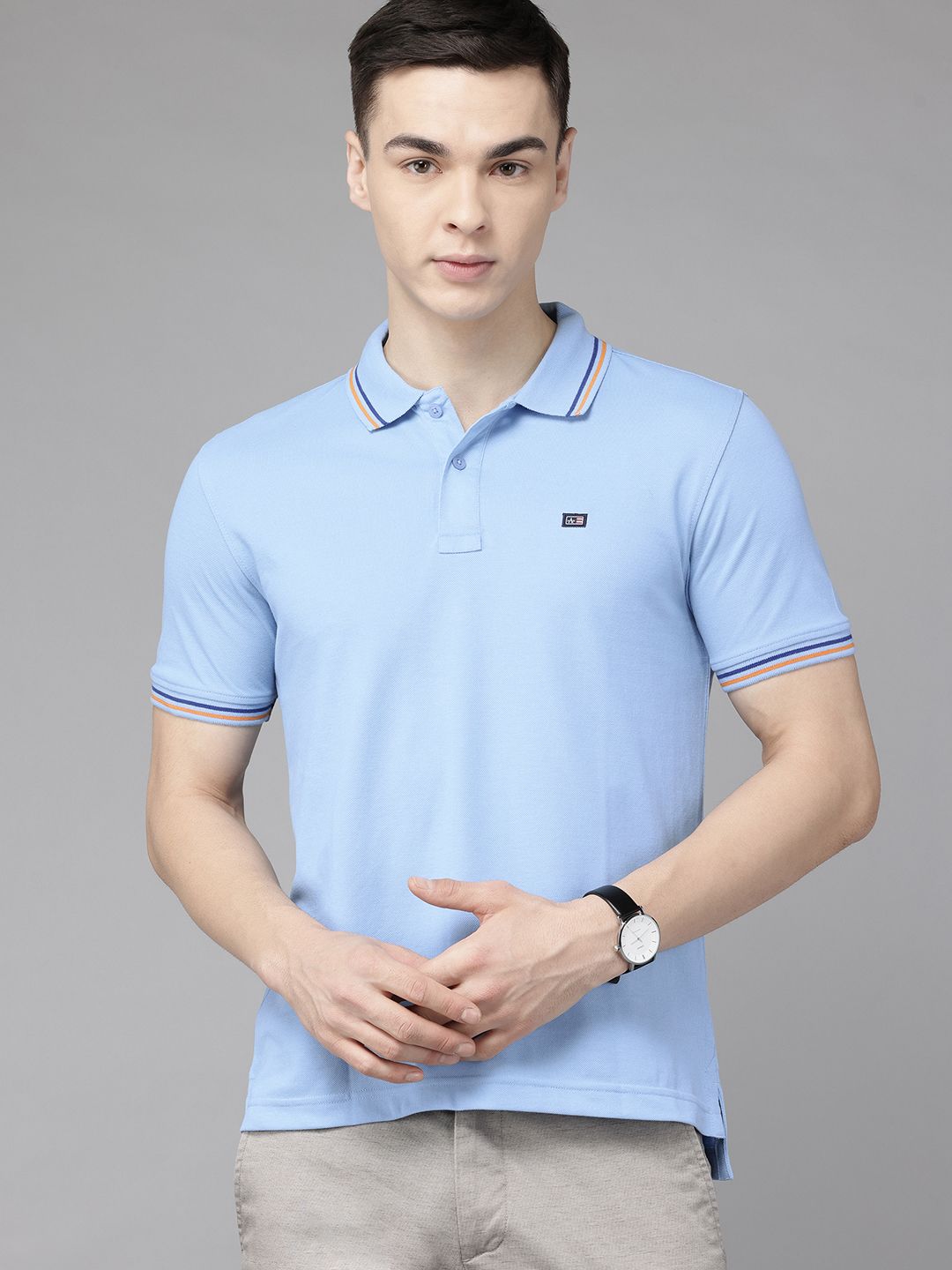 Arrow Sport Polo Collar T-shirt with Contrast Trims