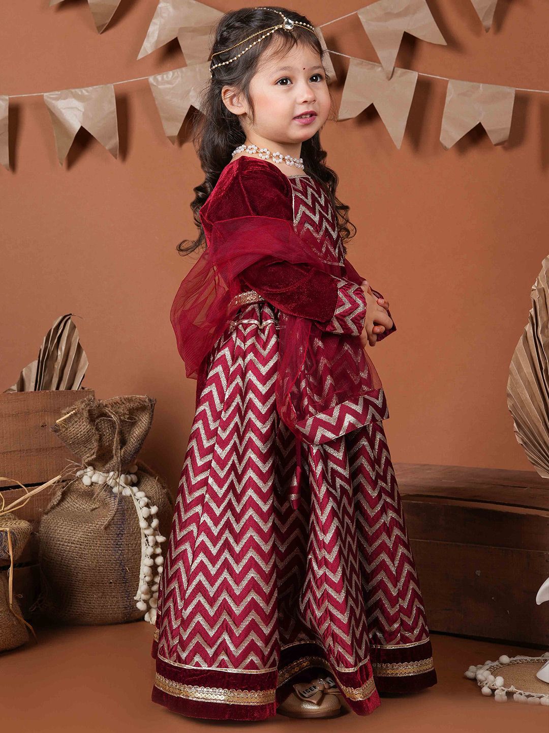 Girls Ready to Wear Lehenga & Blouse With Dupatta 3