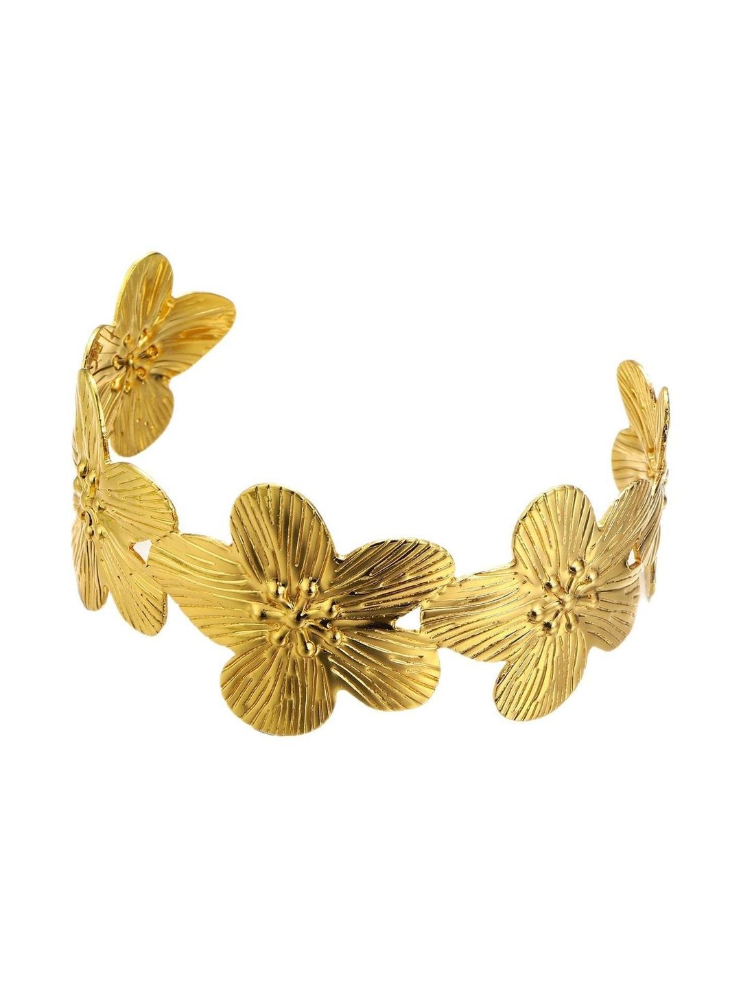 StyleCast x Revolte Women Gold-Plated Kada Bracelet