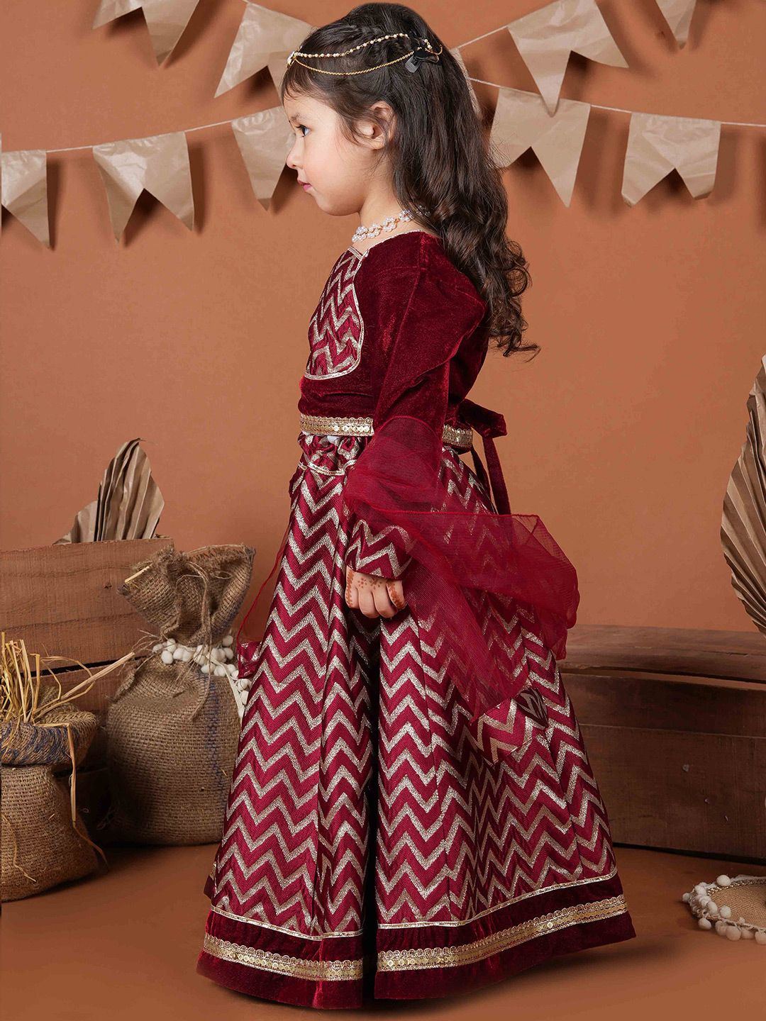 Girls Ready to Wear Lehenga & Blouse With Dupatta 4