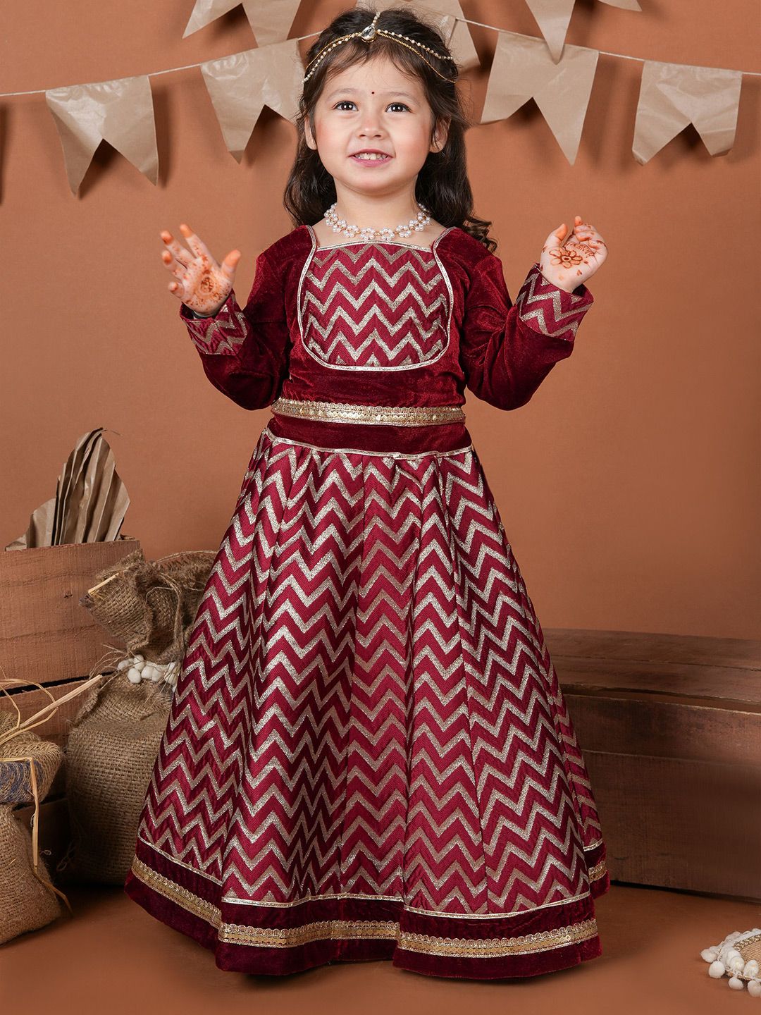 Girls Ready to Wear Lehenga & Blouse With Dupatta 5