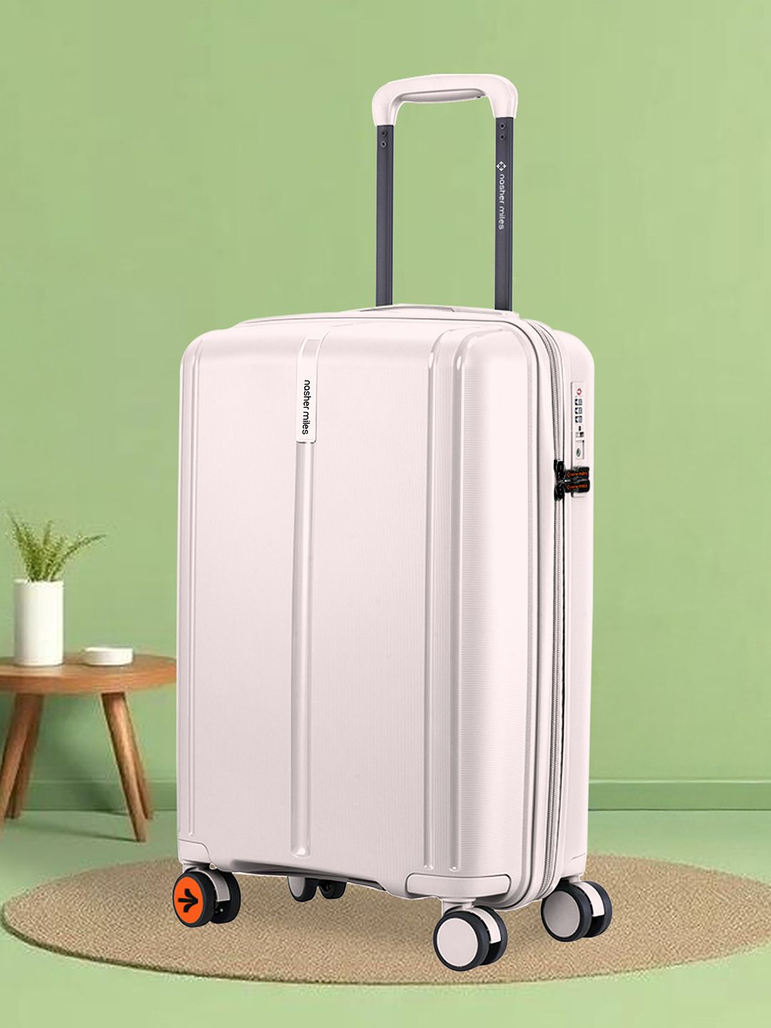 Buy Nasher Miles Solid 360 Degree Rotation 8 Wheel Cabin Trolley Bag  47 L -  - Accessories for Unisex