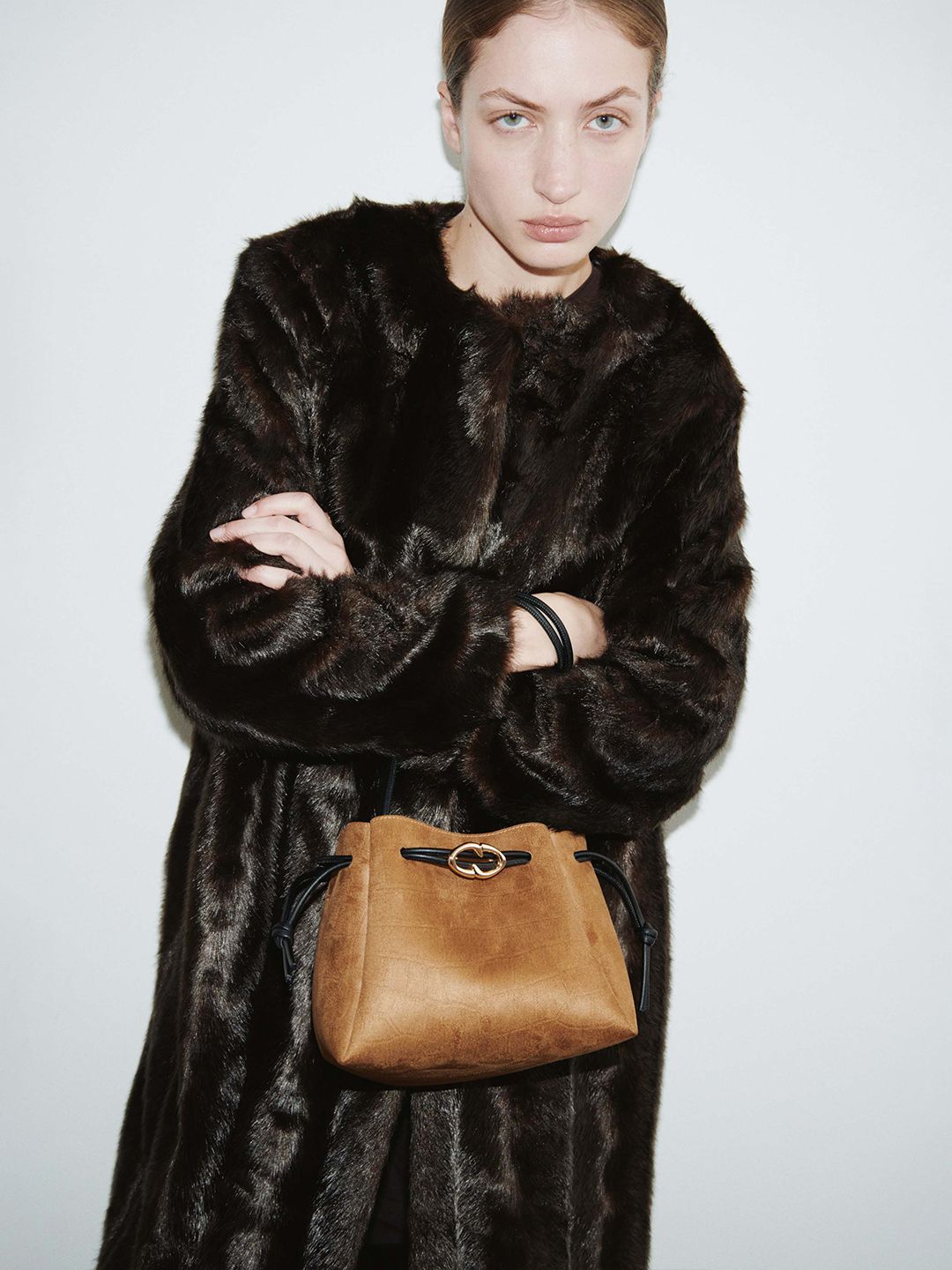 Buy H&M Solid Structured Shoulder Bag -  - Accessories for Women