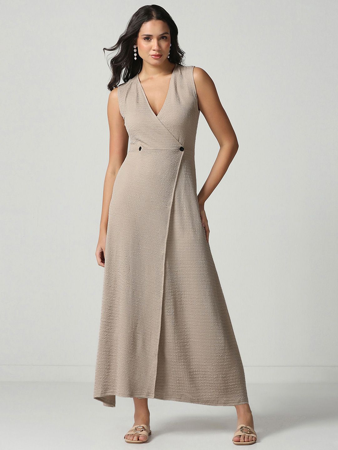 Textured Maxi Dress