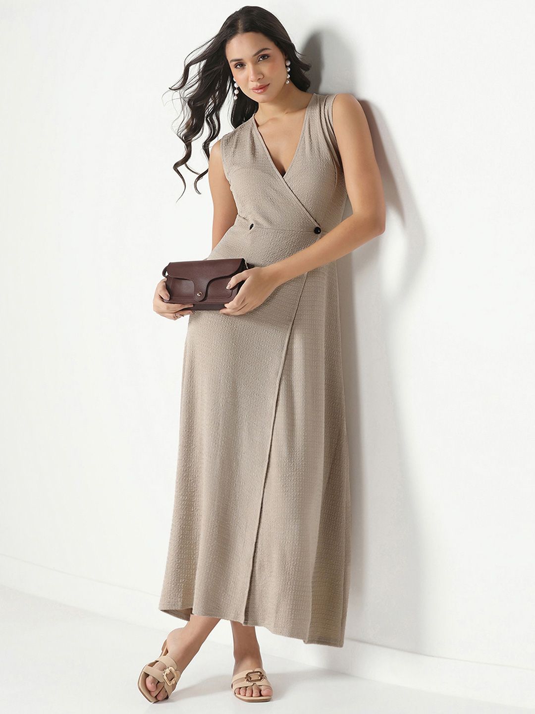 Textured Maxi Dress 6