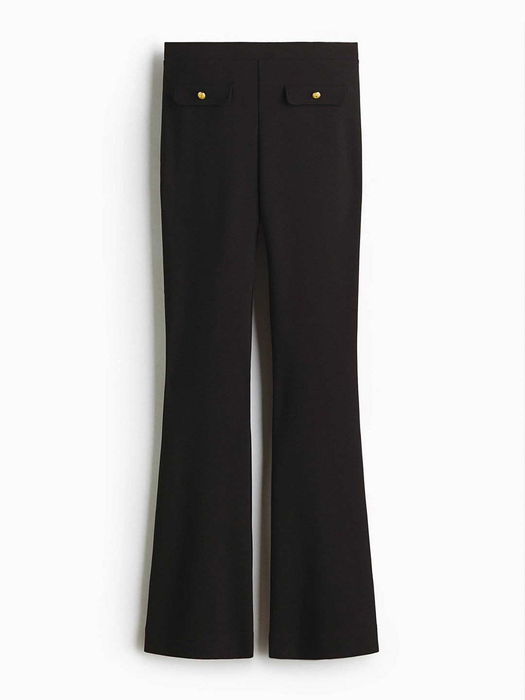 H&M Flared Ponte Di Roma Trousers