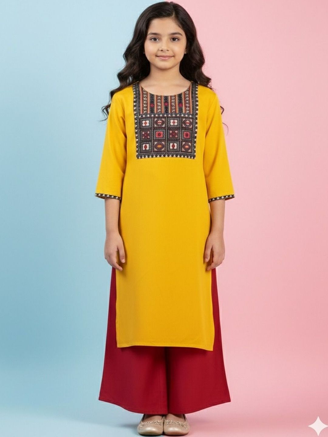 Aarika Geometric Printed Pure Cotton Kurti