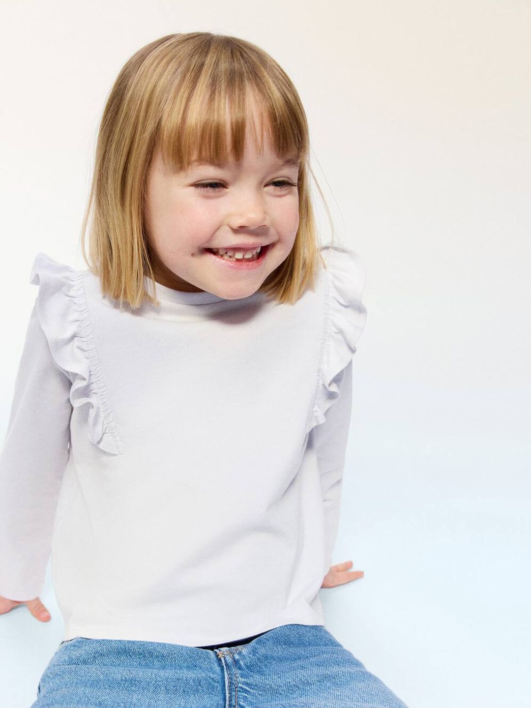 Mango Kids Girls Pure Cotton T-shirt