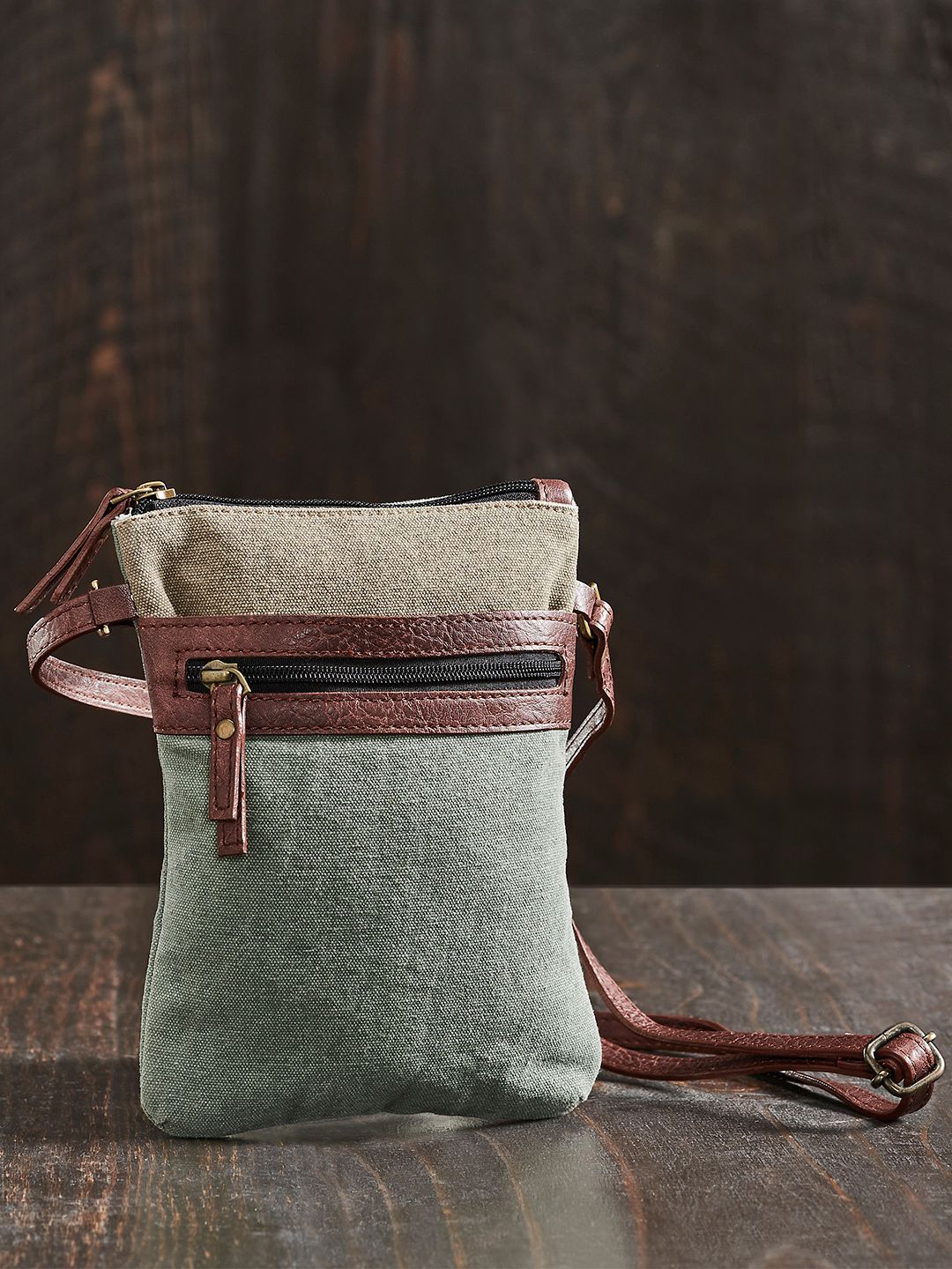 Mona B Colourblocked Sling Bag