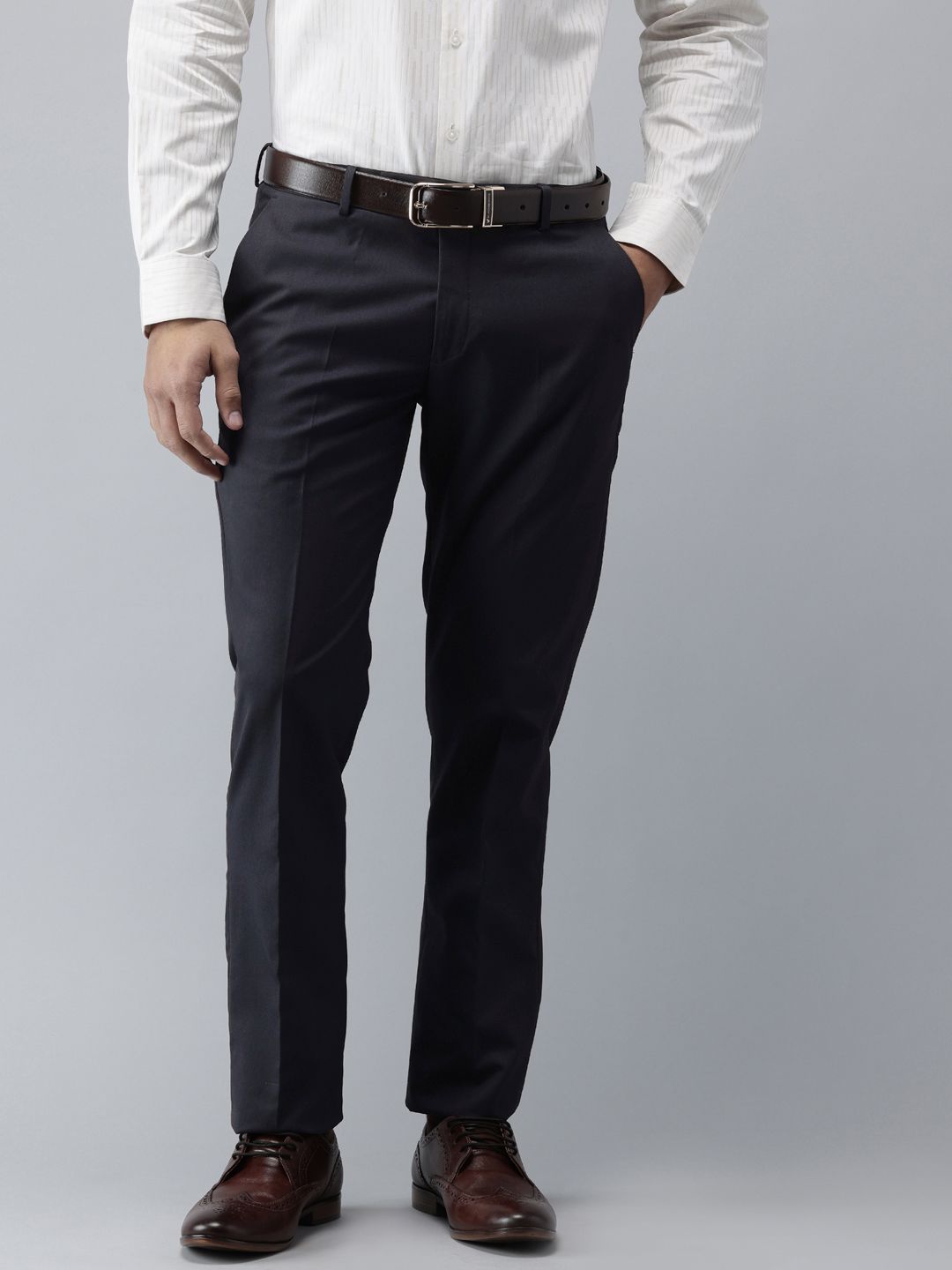 Arrow Men Hudson Tailored Fit Formal Trousers