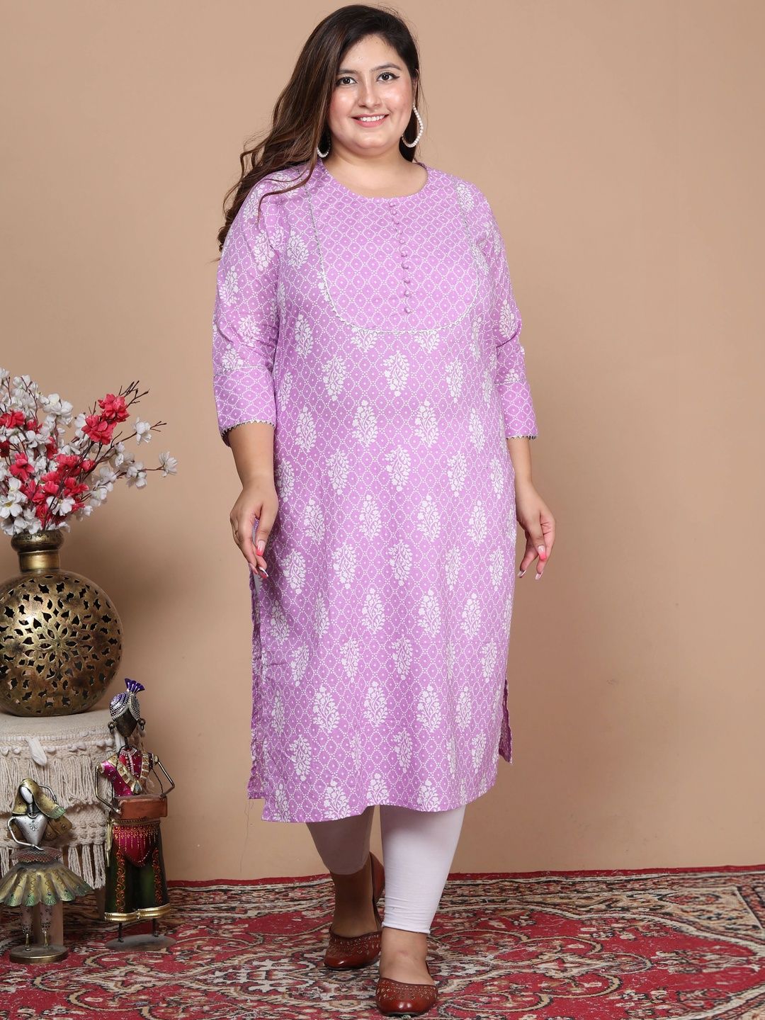 Avnii Women Floral Printed Floral Kurta