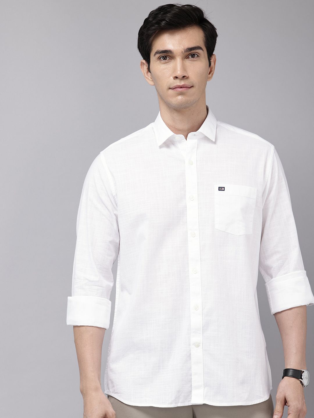 Arrow Sport Pure Cotton Manhattan Slim Fit Casual Shirt