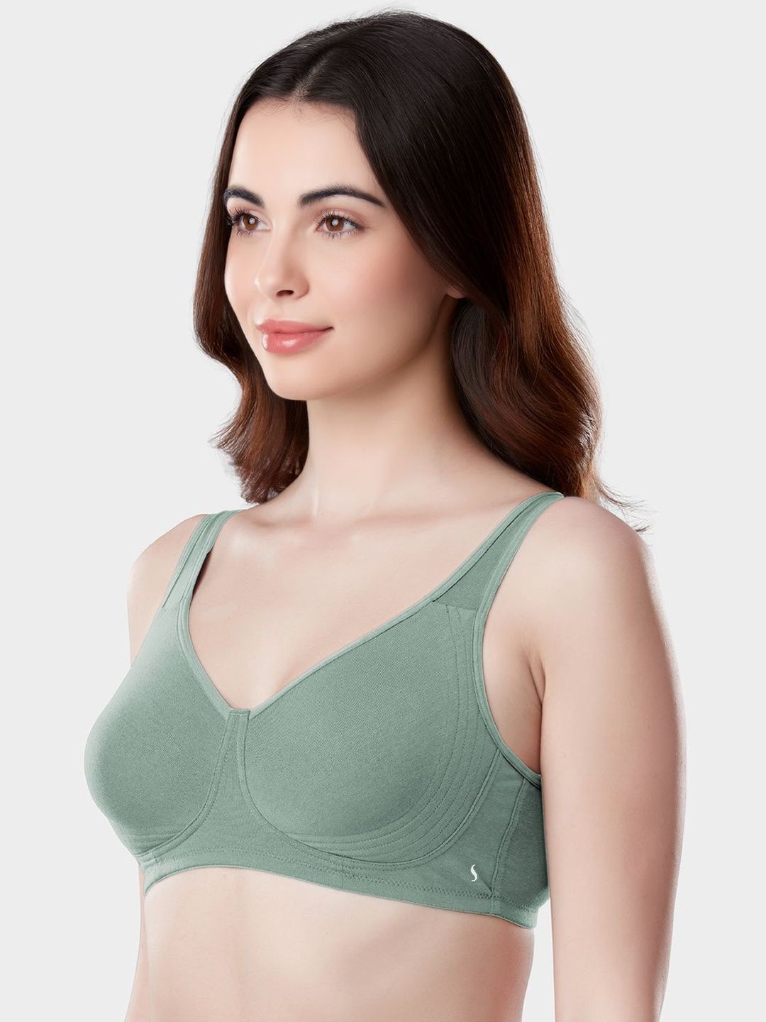 DIXCY SCOTT Slimz Wirefree Non-Padded Extended Shoulder Straps Side Support Bra - SB221