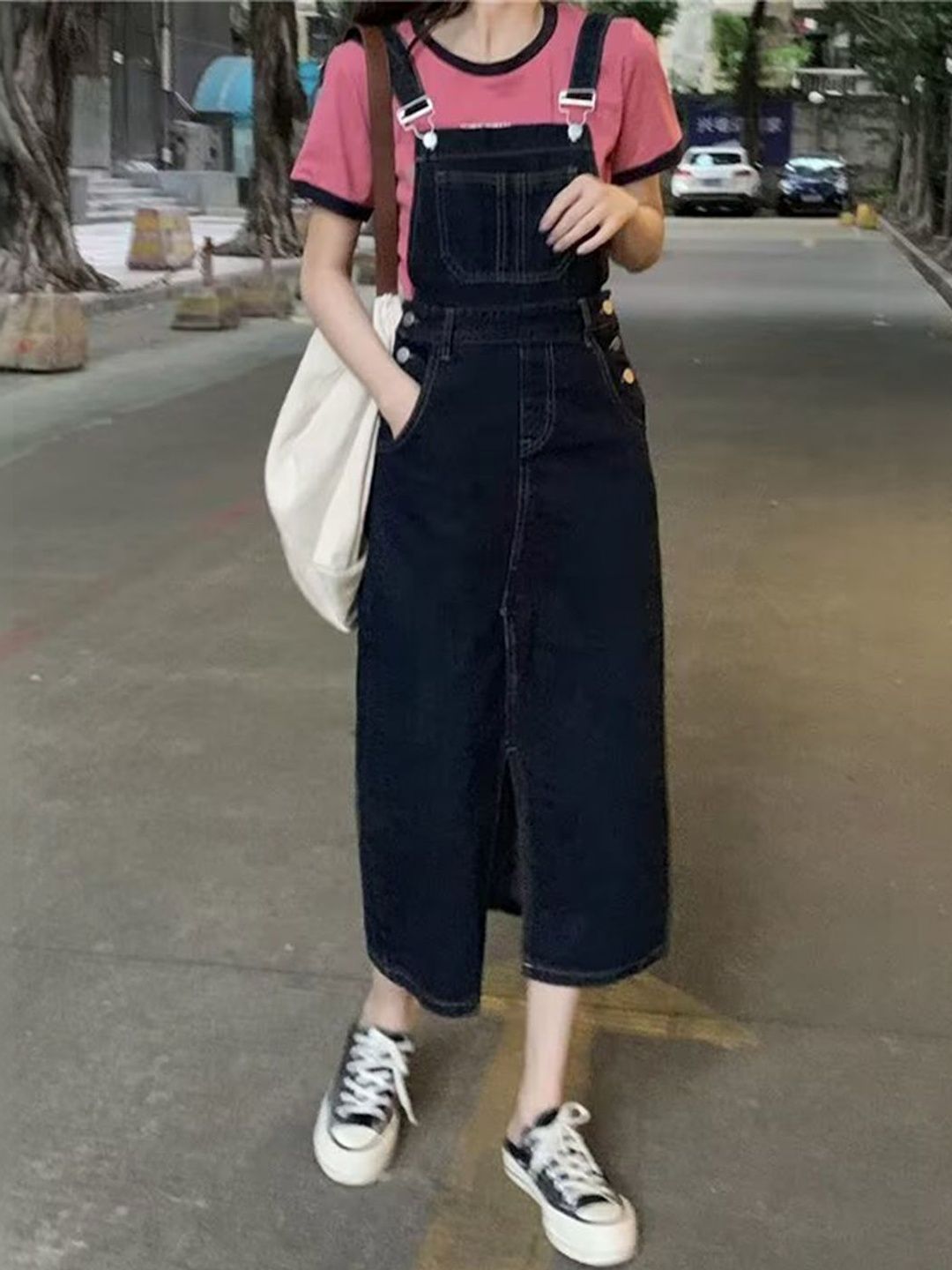 StyleCast Capri Jumpsuit with Applique