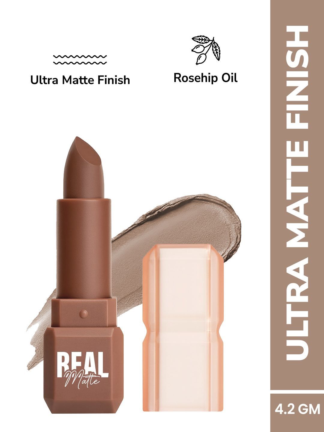 MILA BEAUTE Brown & Red Matte Bullet Lipstick