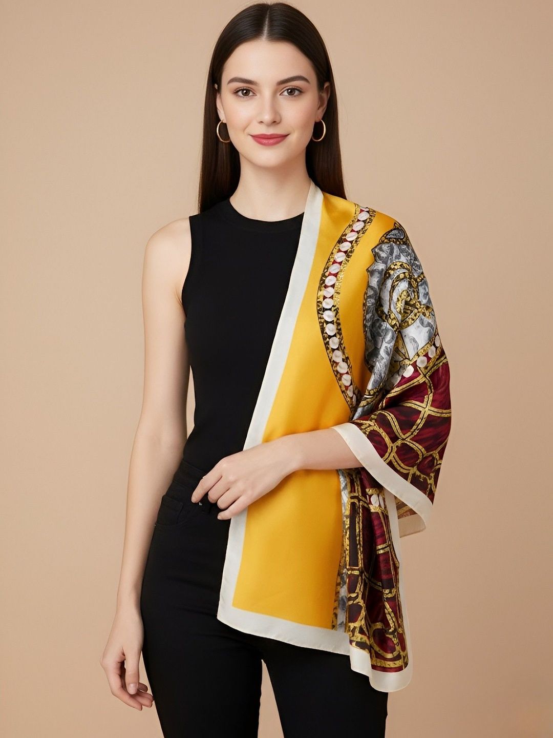 MUFFLY Women Printed Scarf