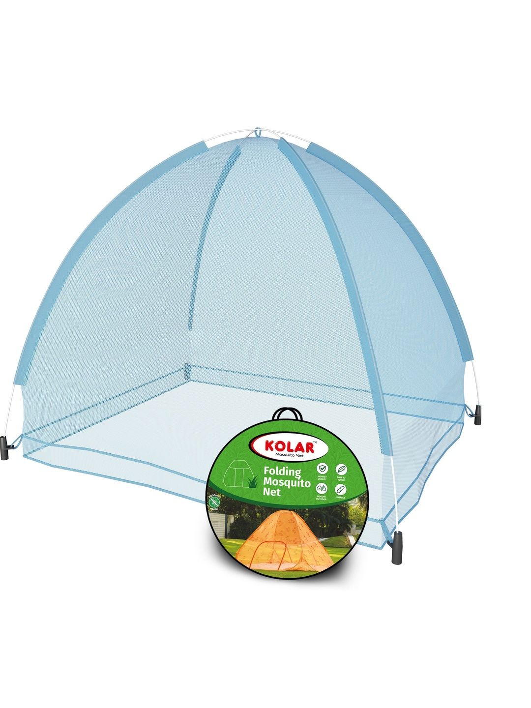 KOLAR Blue Crib Size Tent Mosquito Net