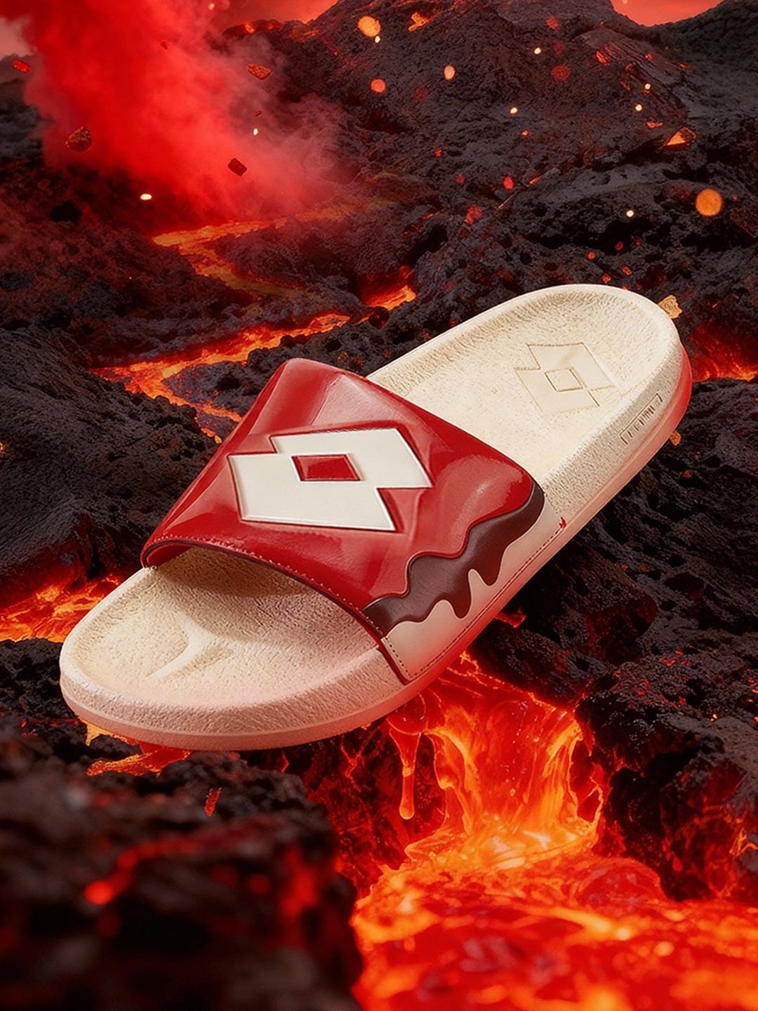Lotto Women Melt - Enduro W Red Slides