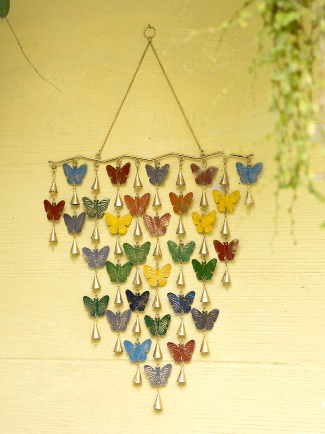 DULI Red & Yellow Wall Hanging Windchimes