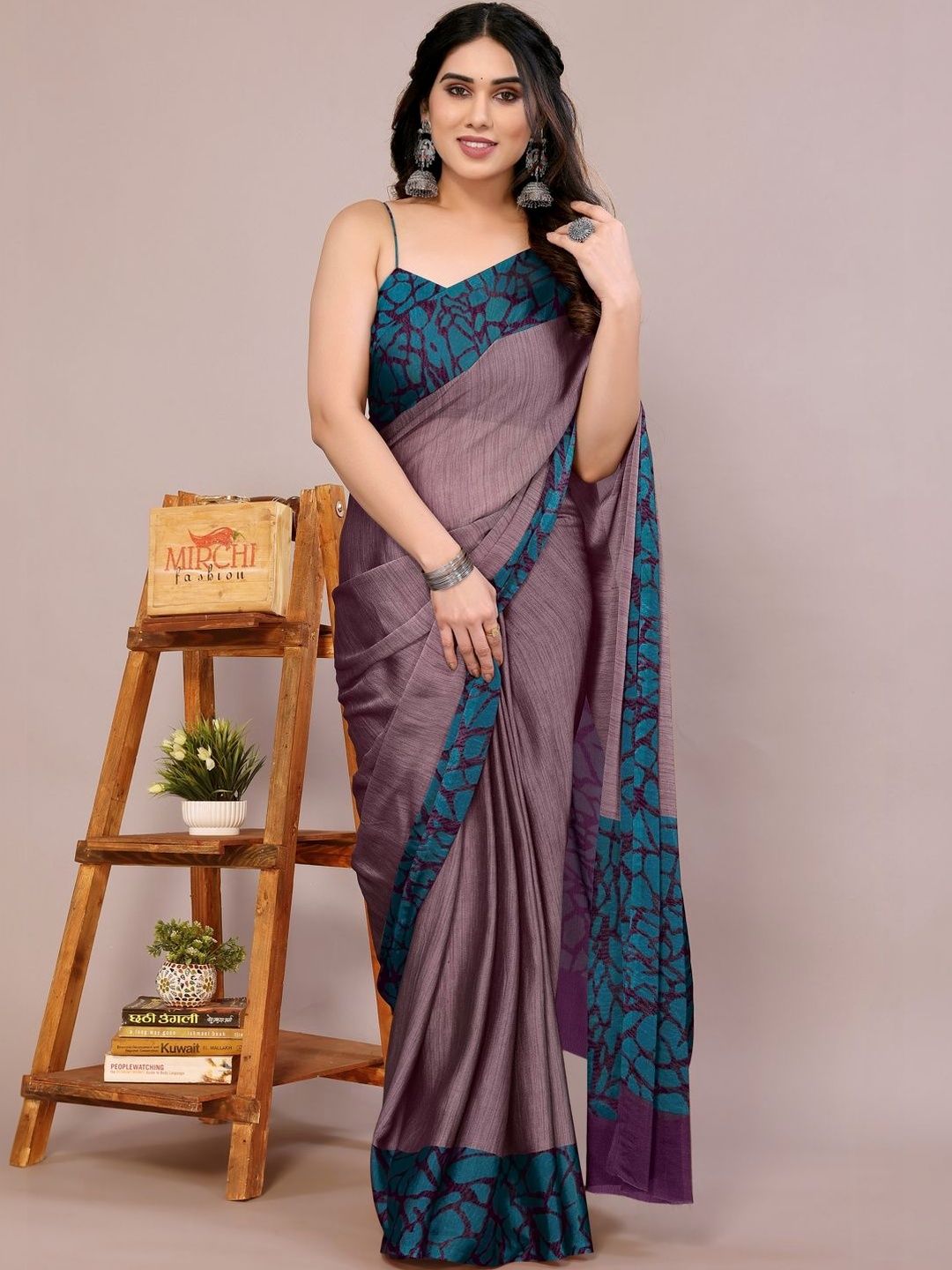 KALINI Poly Chiffon Saree