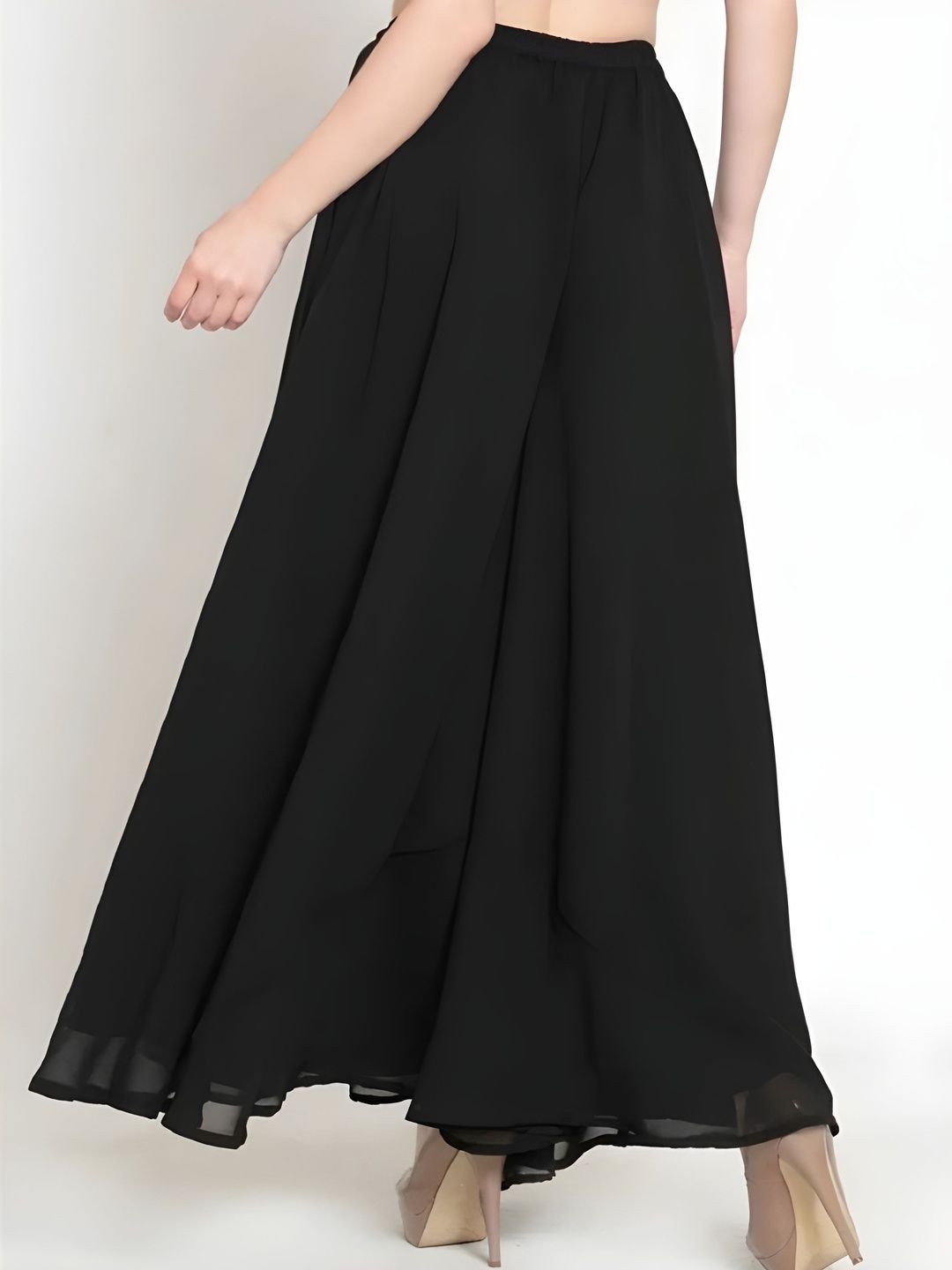 Women Knitted Georgette Palazzos 4