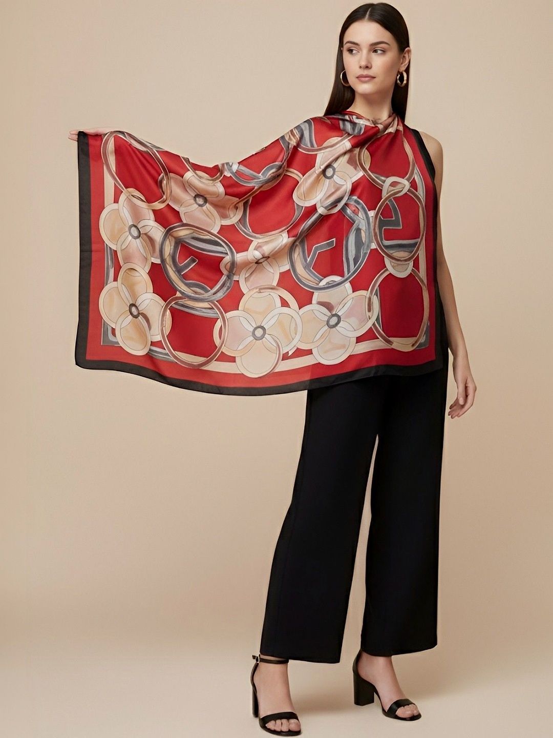 MUFFLY Women Printed Scarf
