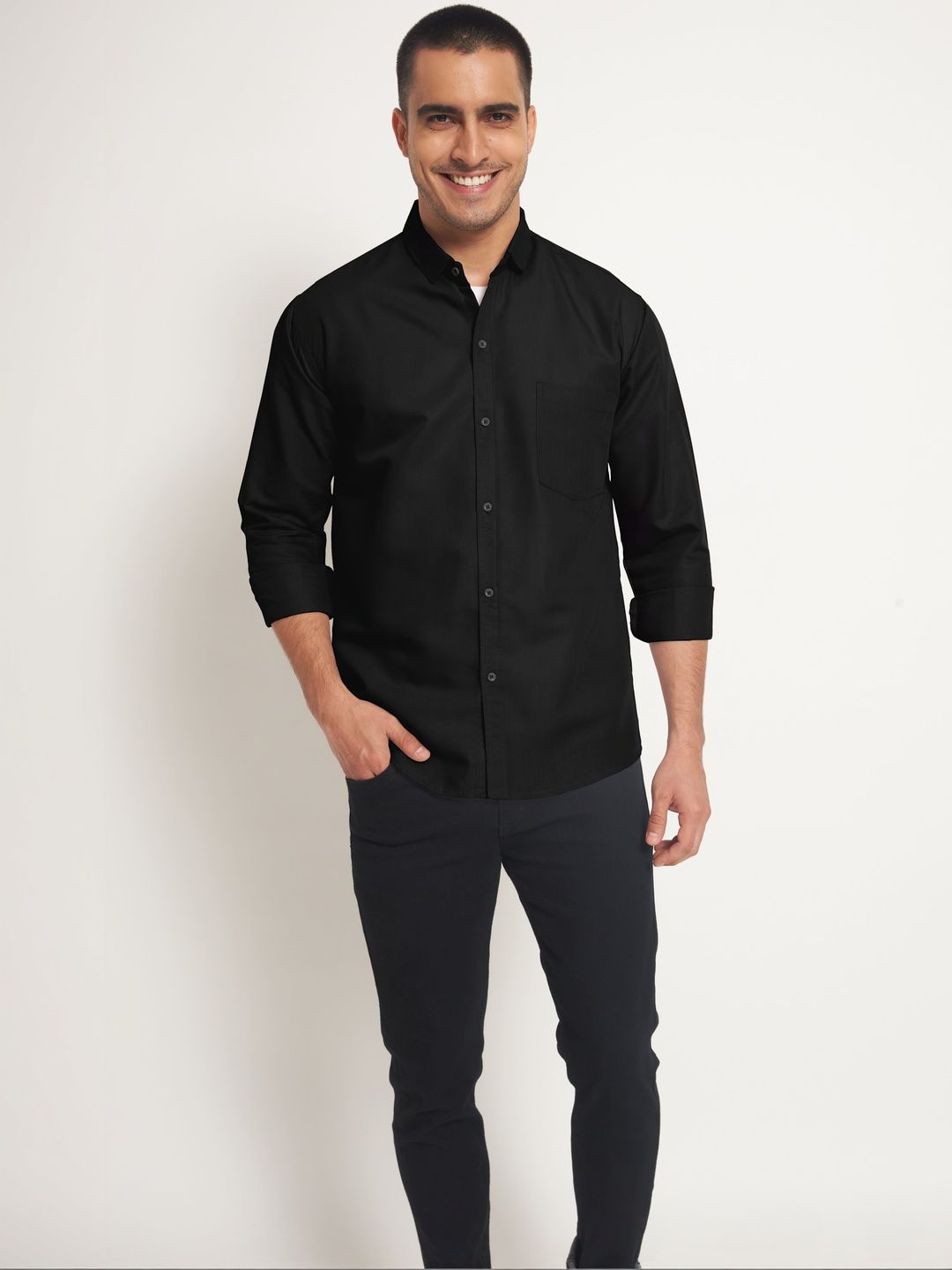 JAMES&GEORGE Men Comfort Casual Shirt