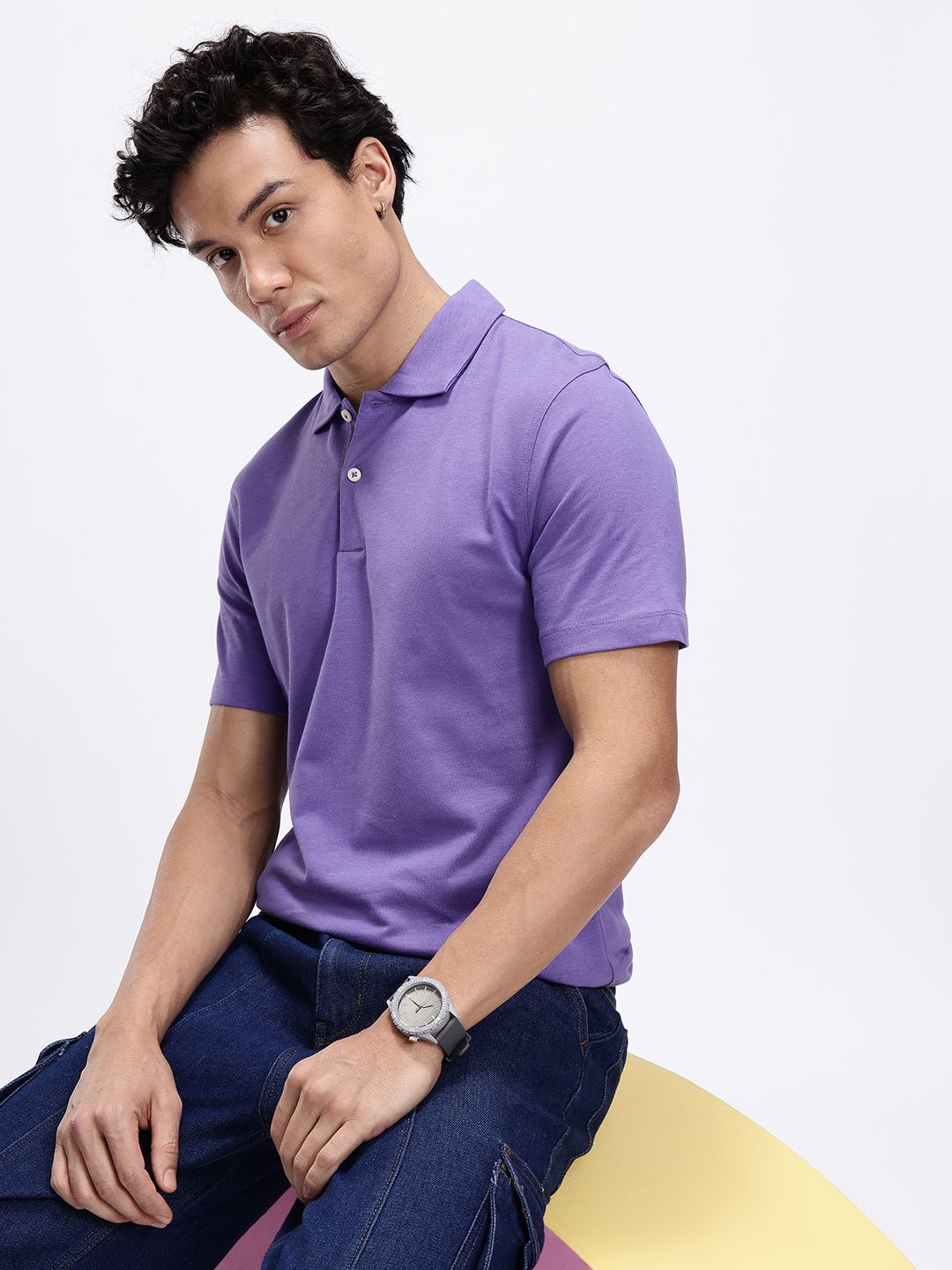 Kook N Keech Polo Collar Pure Cotton T-shirt
