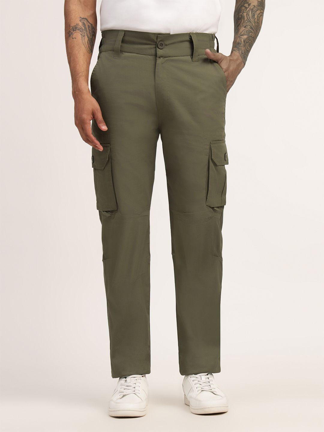 MOUNTMILLER Men's Solid Ripstop Tactical Cargo Pant