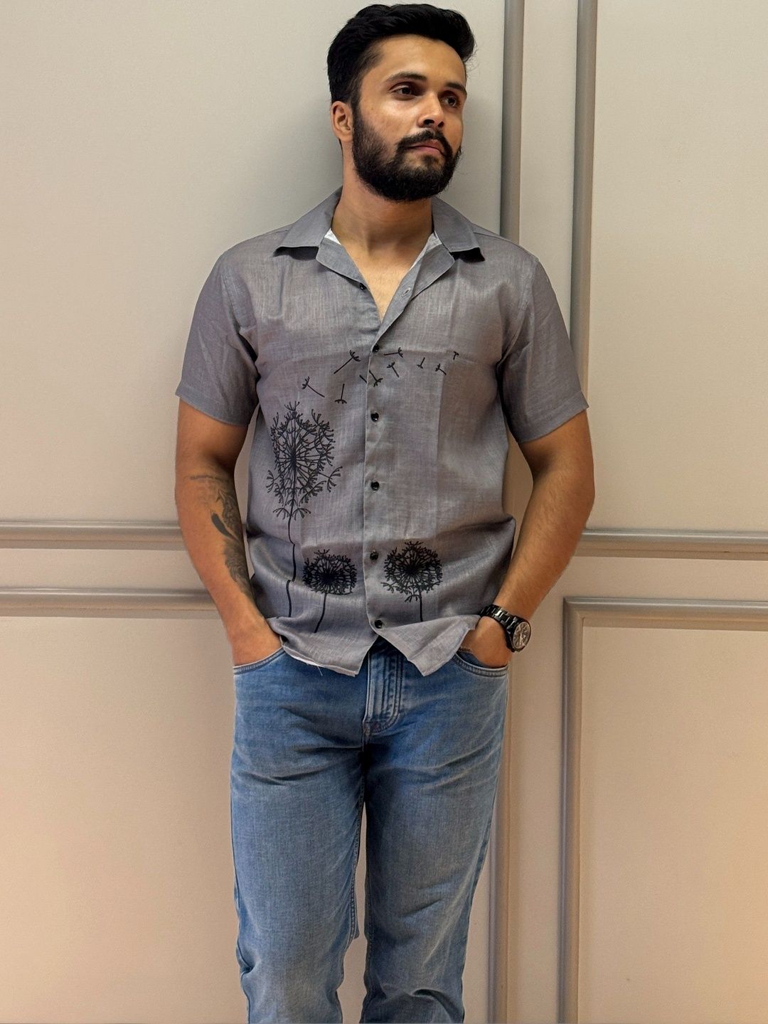 TATER GARMENTS Men Printed Casual Shirt