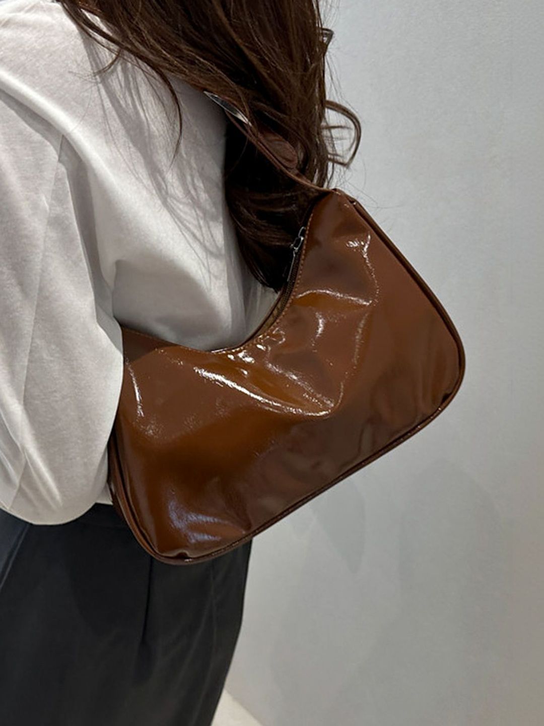 Buy LULU & SKY Solid Small Structured Shoulder Bag -  - Accessories for Women
