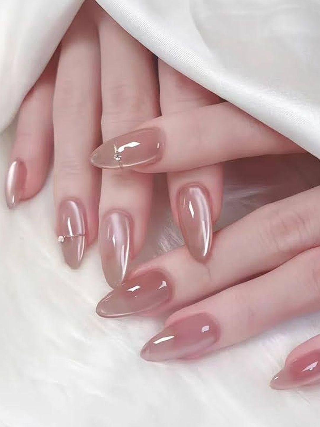 SLAY ON Nails Set Of 24 Reusable Artificial Press On Nails  & Kit - Nude