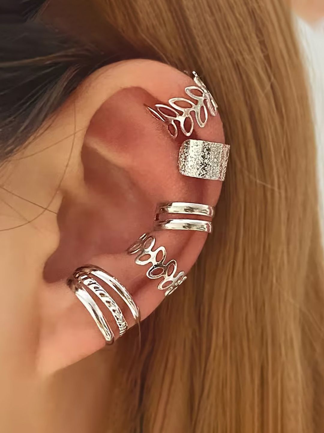 GOLDIWALA Geometric Ear Cuff Earrings