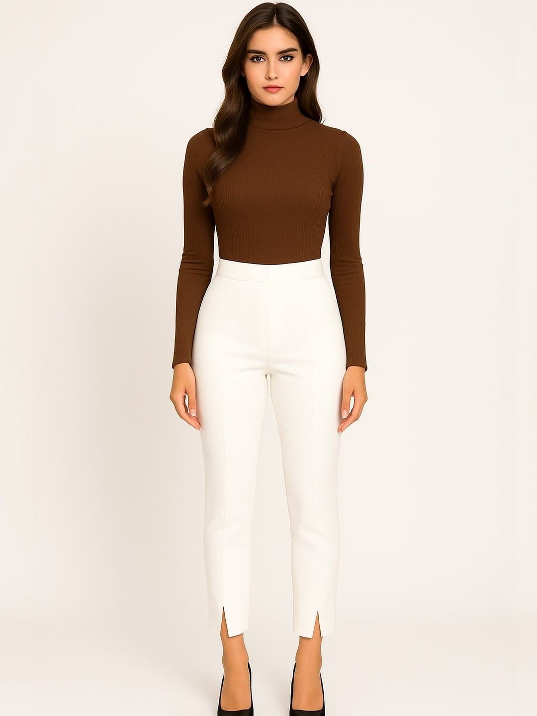SWADESI STUFF Women Relaxed Easy Wash Cargos Trousers