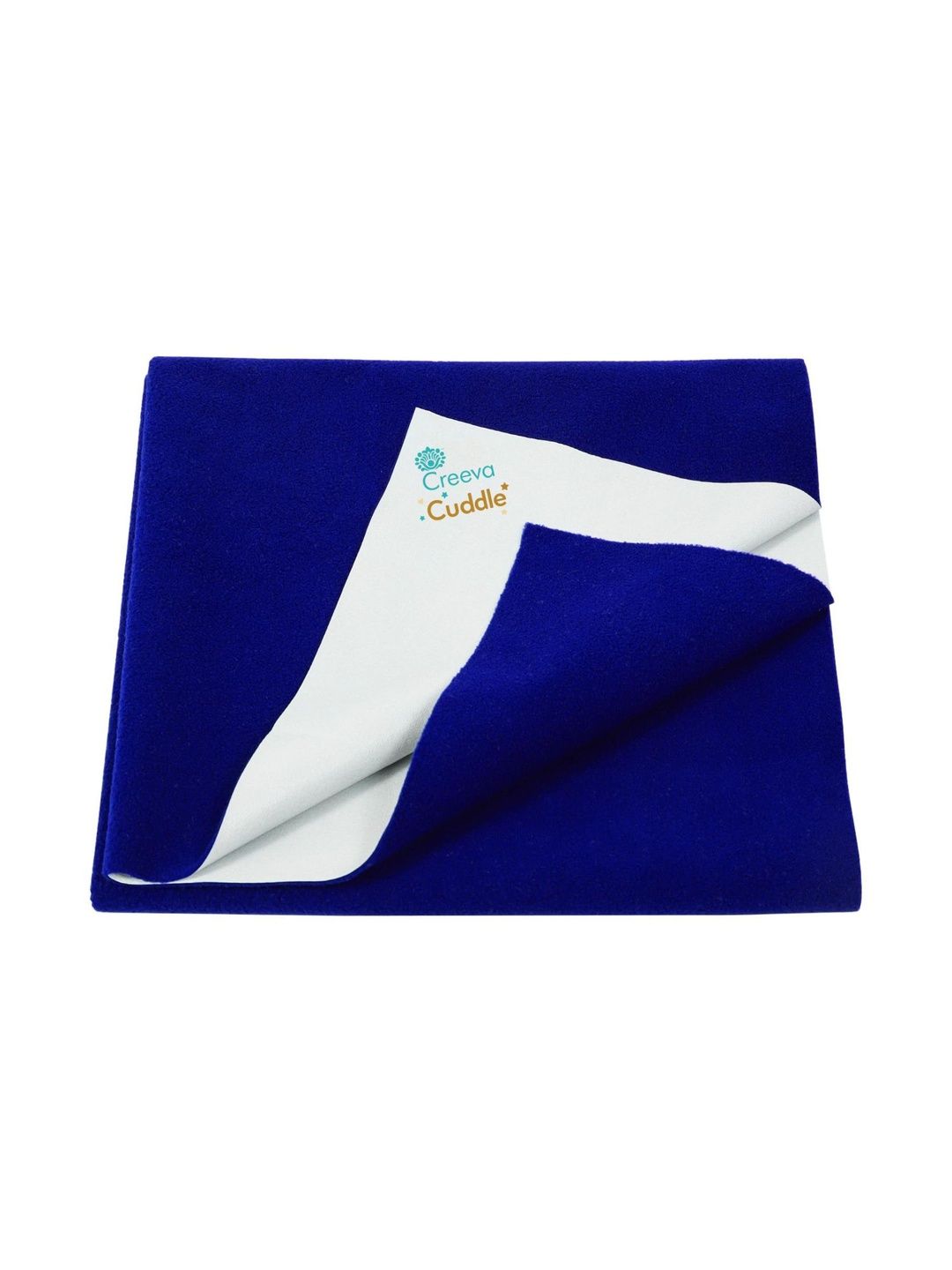 Creeva Blue Polycotton Water Resistant Mattress Protector