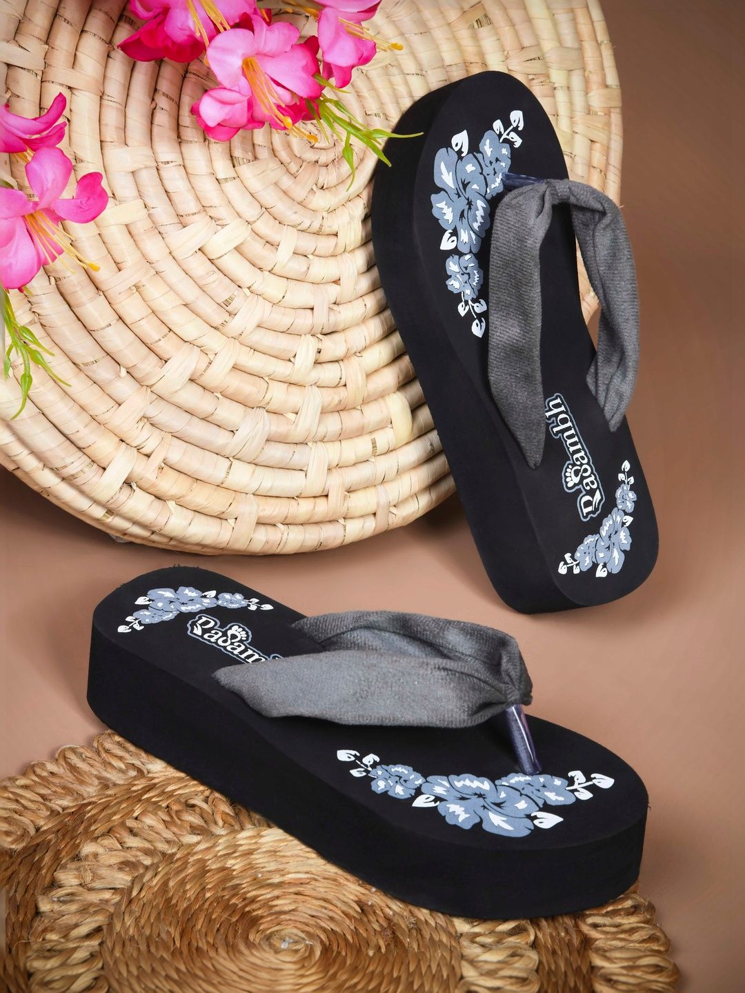 Rasambh Women Printed Thong Flip-Flops