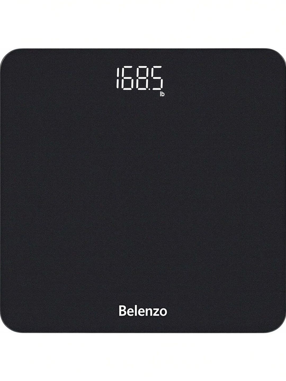 BELENZO Black Glass Body Weighing Machine Scale