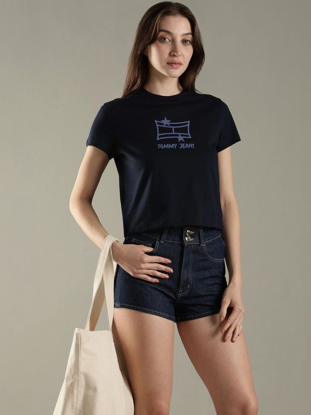 Tommy Hilfiger Women Brand Logo Printed T-shirt